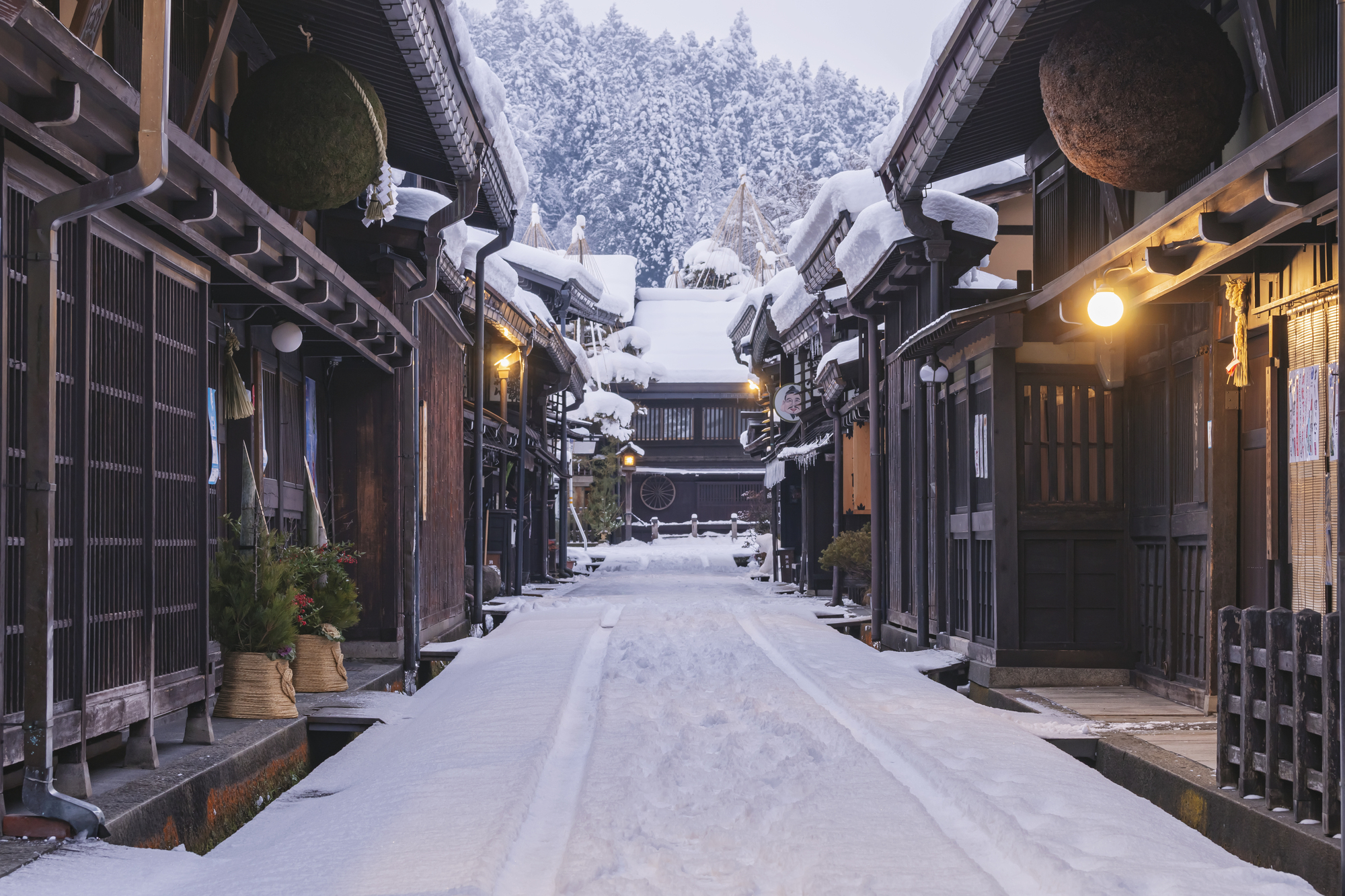 岐阜縣高山市的古街