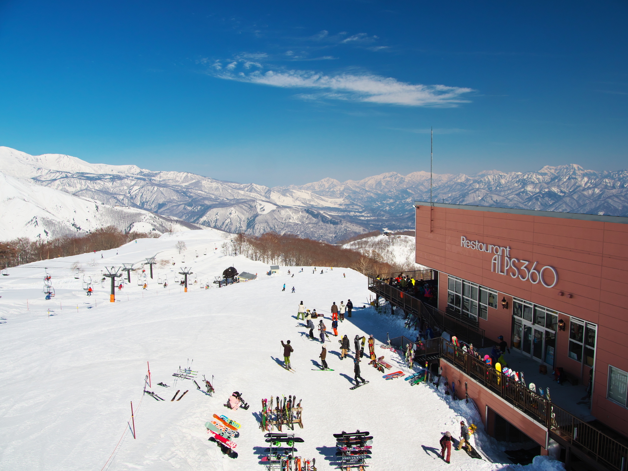 北阿爾卑斯與白馬的滑雪場